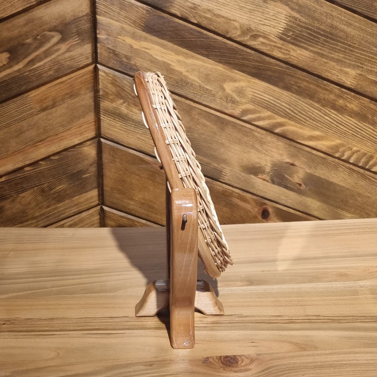 Oval Kesim Bambu Masa Aynası - Görsel 2