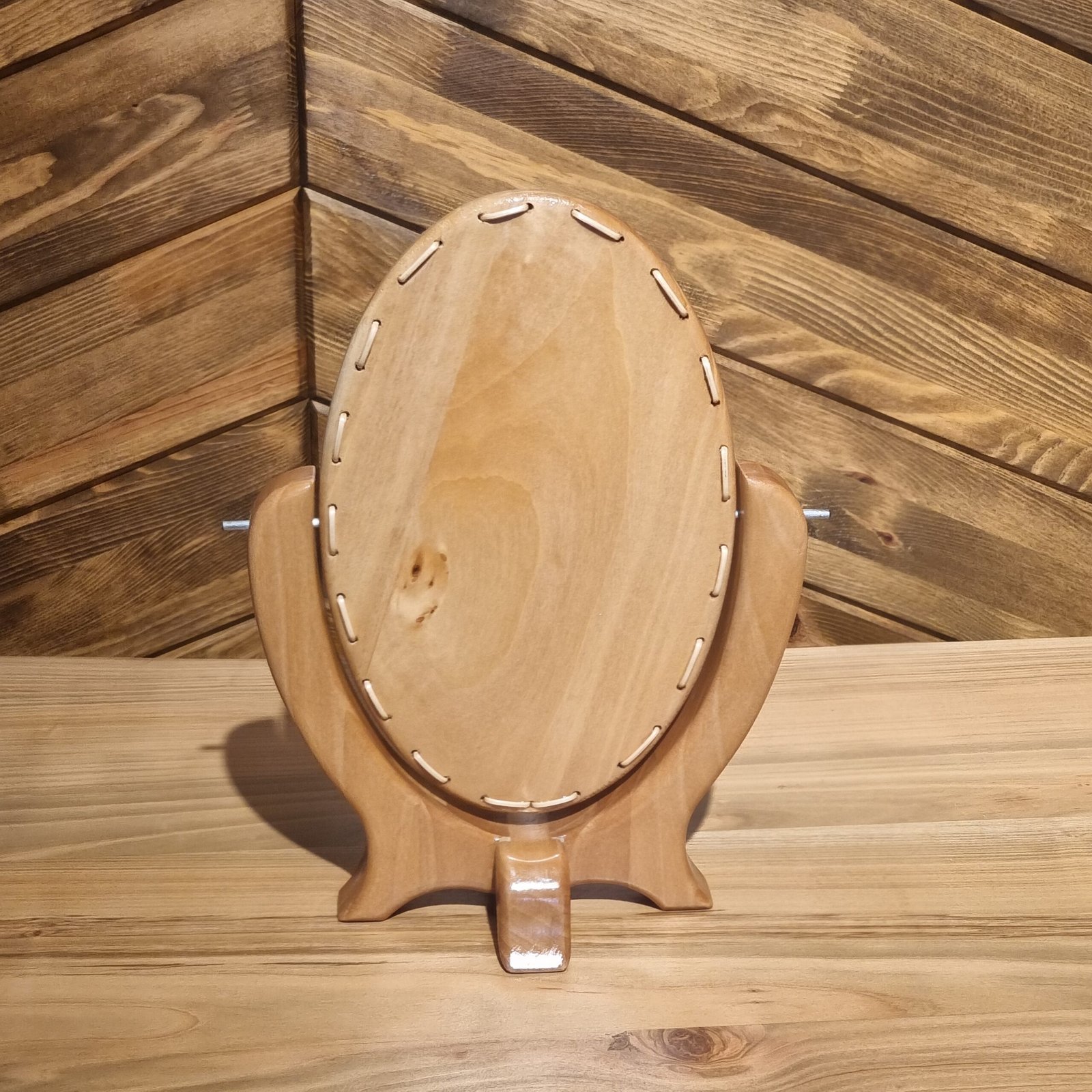 Oval Kesim Bambu Masa Aynası - Görsel 3