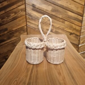Bambu Kaşıklık & Sunum Sepeti